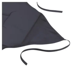 Lot de 4 galettes de chaise à rabat coloris Béton