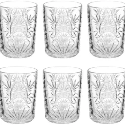 Lot de 6 Gobelets Bas Ayla 35cl Transparent