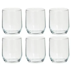 Lot de 6 Gobelets Bas Paol'eau 31cl Transparent