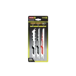 Lot de 3 lames RYOBI One+ spéciales scie sabre sans fil RAK3RBWM