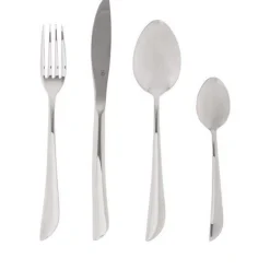 Lot de 2 Ménagères Serrat en Acier Inoxydable - 48 Couverts - Argent