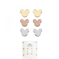 Lot de 3 paires de boucles d'oreilles Disney - Mickey