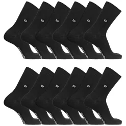 Lot de 6 Paires de chaussettes de ville unies modèle PC 00399