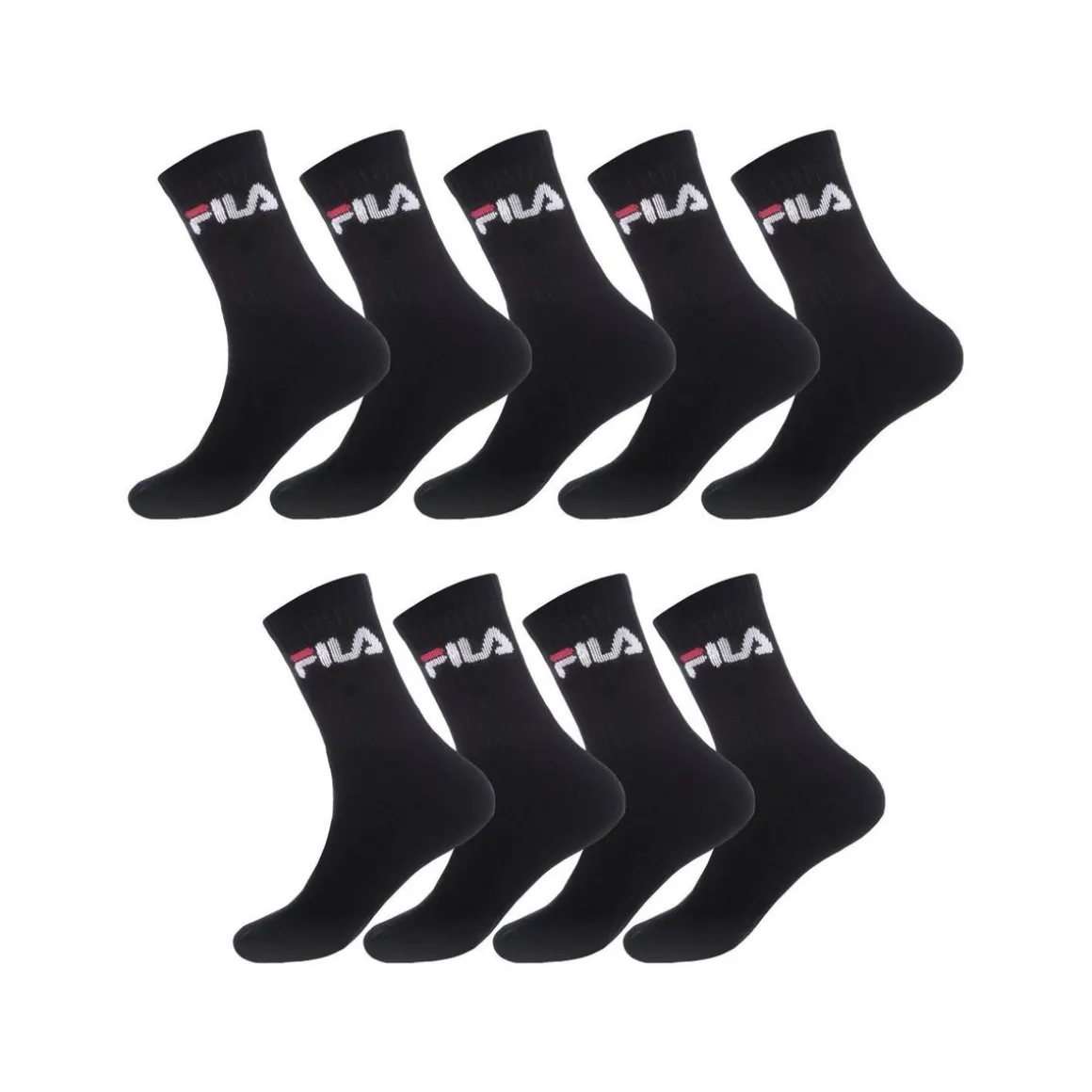 Lot de 9 Paires de Chaussettes Tennis