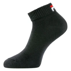 Lot de 6 paires de chaussettes Quarter homme F9300 Noir