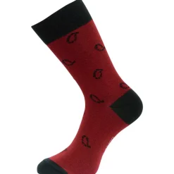 Lot de 9 paires de chaussettes de ville fantaisies en coton peigné