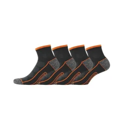 Lot de 4 Paires de Chaussettes Socquettes de travail Tool