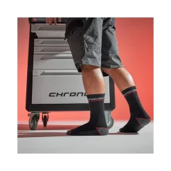 Lot de 6 Paires de Chaussettes longues de travail homme Red