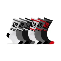 Lot de 6 Paires de Chaussettes Tennis homme assorties