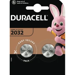 Lot de 2 Piles bouton CR2032 lithium 3V