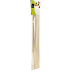 Lot de 100 Piques à Brochette Bambou 36cm Naturel