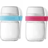 Lot de 2 pots en verre pour yaourtière - 440403