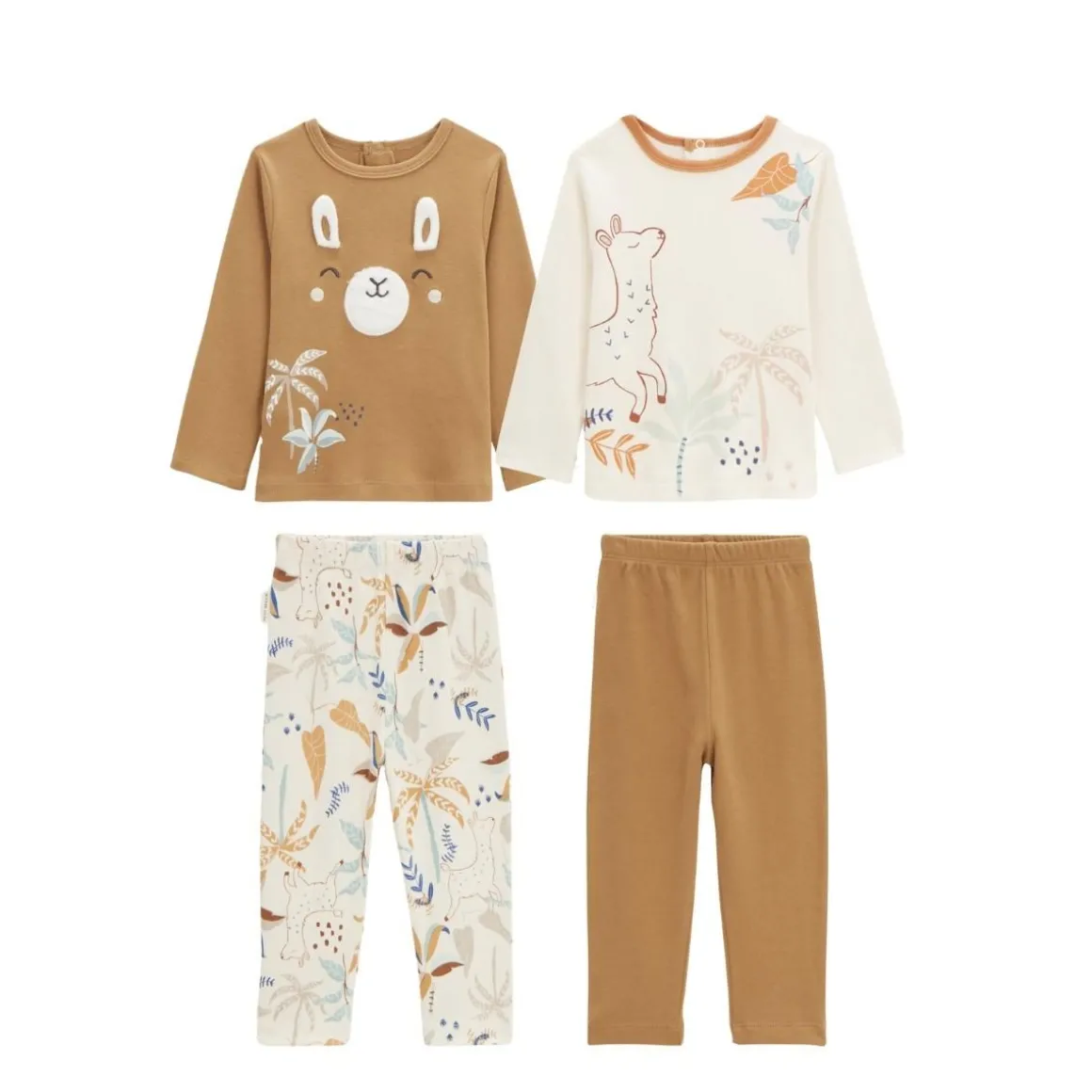 Lot de 2 pyjamas bébé Lamascotte
