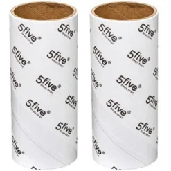 Lot de 2 Recharges Brosse à Vêtements 10cm Blanc