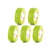 Lot de 5 rubans adhésifs électriques SCAPA - PVC - Jaune et vert - 15mm - 2702JV-15