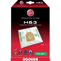 Lot de 4 sacs aspirateur HO63 OR - Blanc