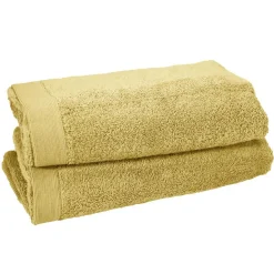 Lot de 2 serviettes de toilette 500 g/m² STUDIO - 50x90 cm