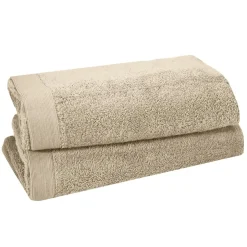 Lot de 2 serviettes de toilette 500 g/m² STUDIO - 50x90 cm
