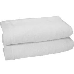 Lot de 2 serviettes de toilette 500 g/m² STUDIO - 50x90 cm