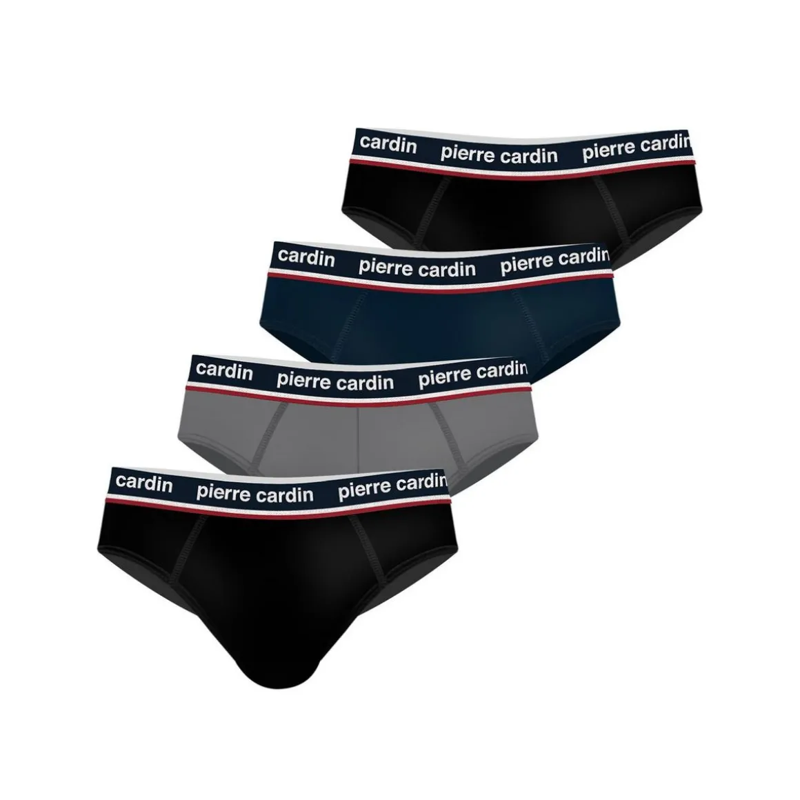 Lot de 4 slips homme en coton Uni French