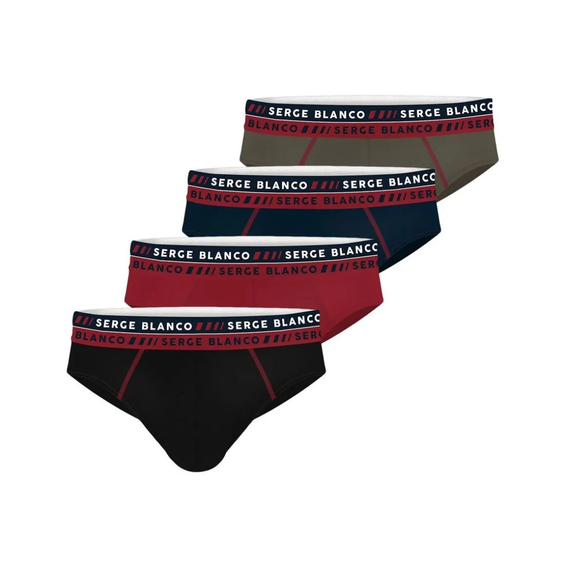 Lot de 4 slips homme en coton French
