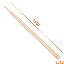 Lot de 100 spatules d'épilation sourcils en bois