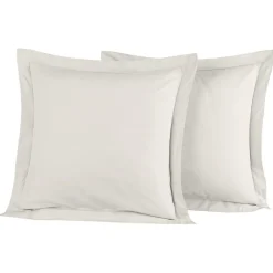 Lot de 2 taies d'oreiller en percale de coton SOFT PERCALE
