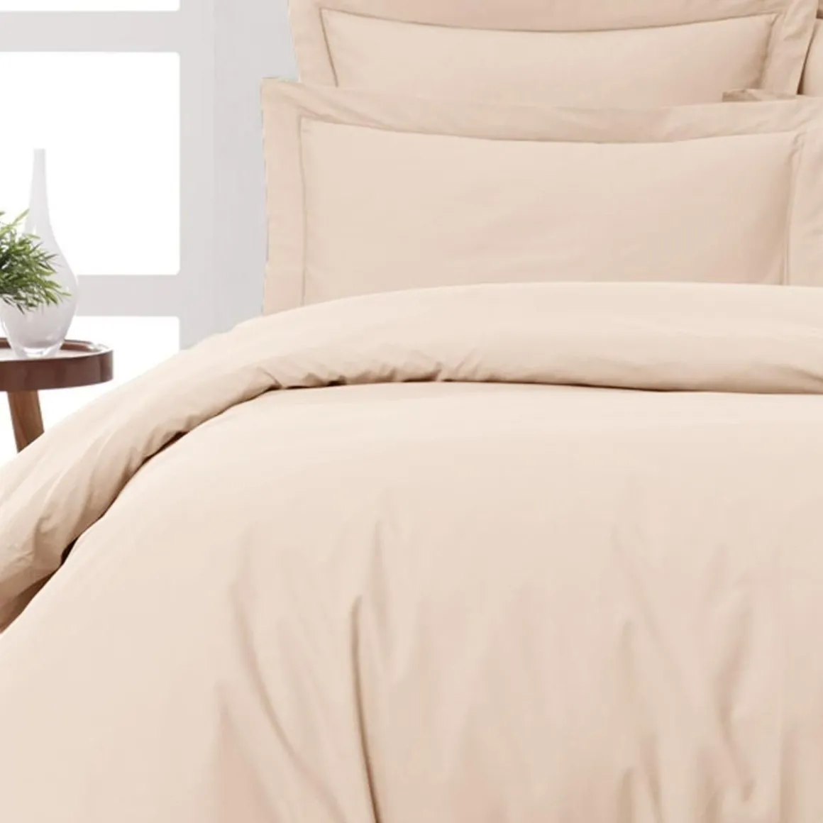 Lot de 2 taies d'oreiller en percale de coton SOFT PERCALE
