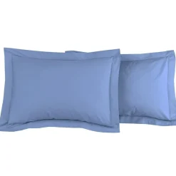 Lot de 2 taies d'oreiller en percale de coton SOFT PERCALE