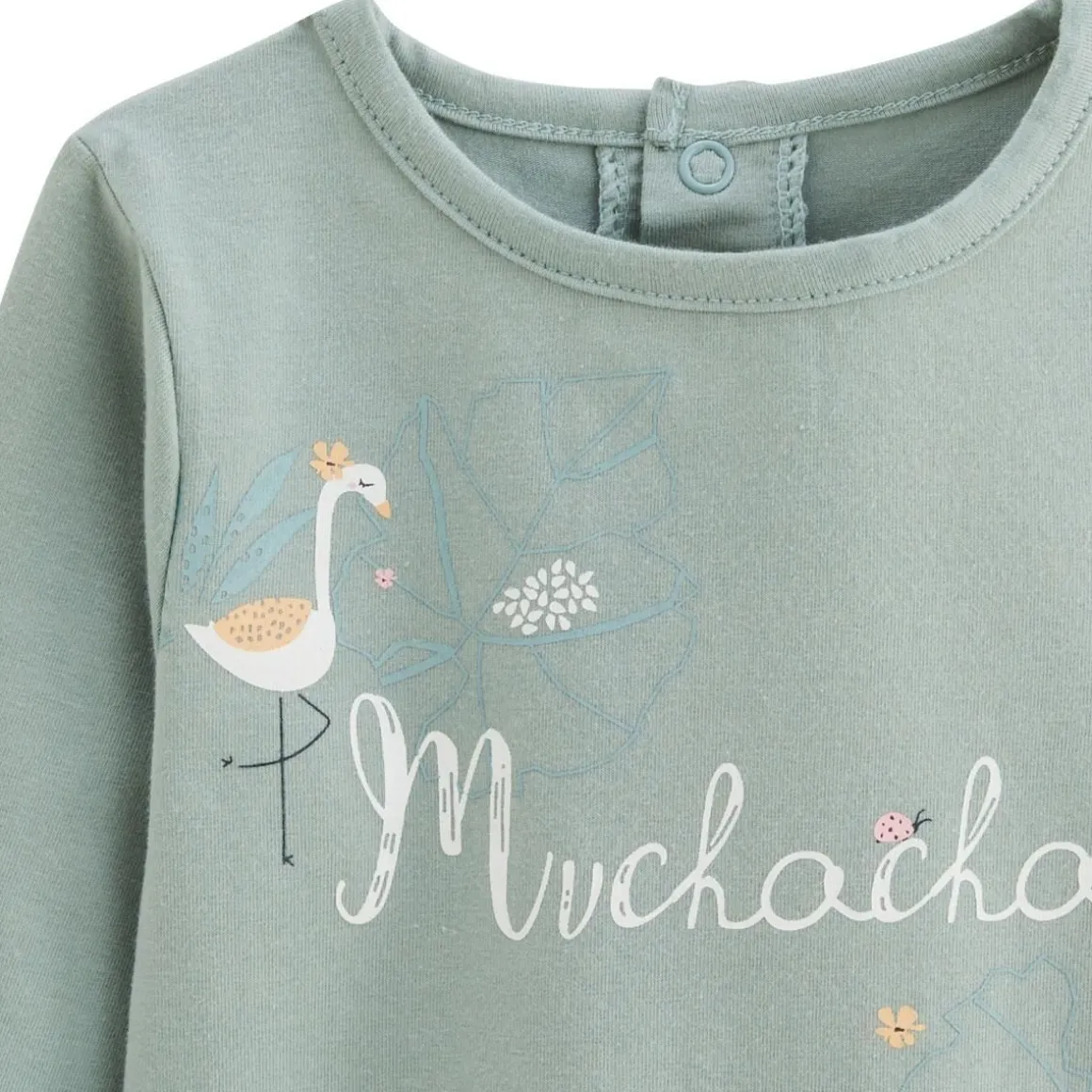 Lot de 2 t-shirts enfant manches longues Holamuchacha