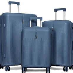 Lot de 3 valises rigides dont une valise cabine TSA