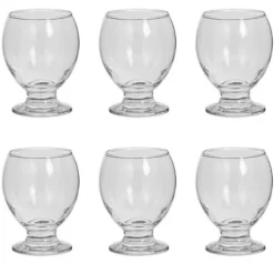 Lot de 6 Verres à Vin Enric 28cl Transparent