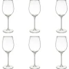 Lot de 6 Verres à Vin Lina 41cl Transparent