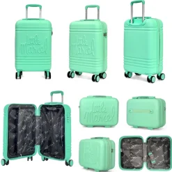 Lot valise cabine 55cm plus un vanity rigide
