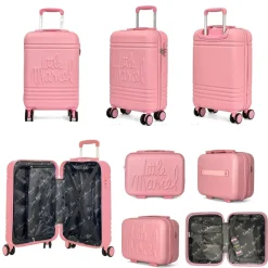 Lot valise cabine 55cm plus un vanity rigide