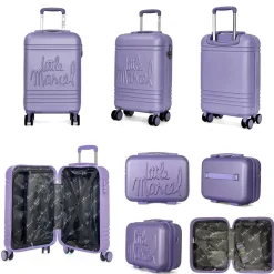 Lot valise cabine 55cm plus un vanity rigide