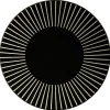 Lot 2x Assiette plate Sun - Diam. 27 cm - Noir