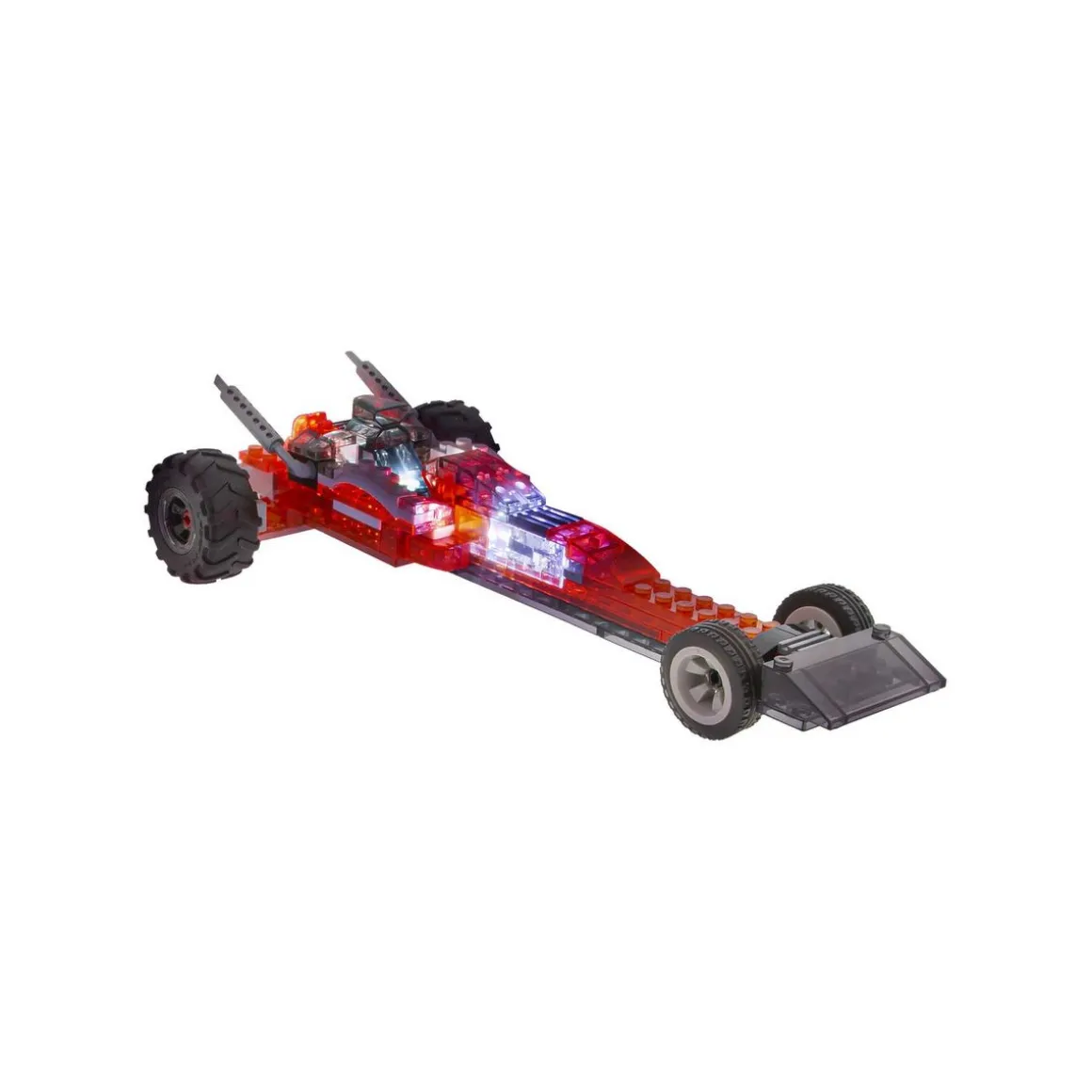 LP - Multimodel - Véhicule Rouge - 4 en 1 - 185 pcs