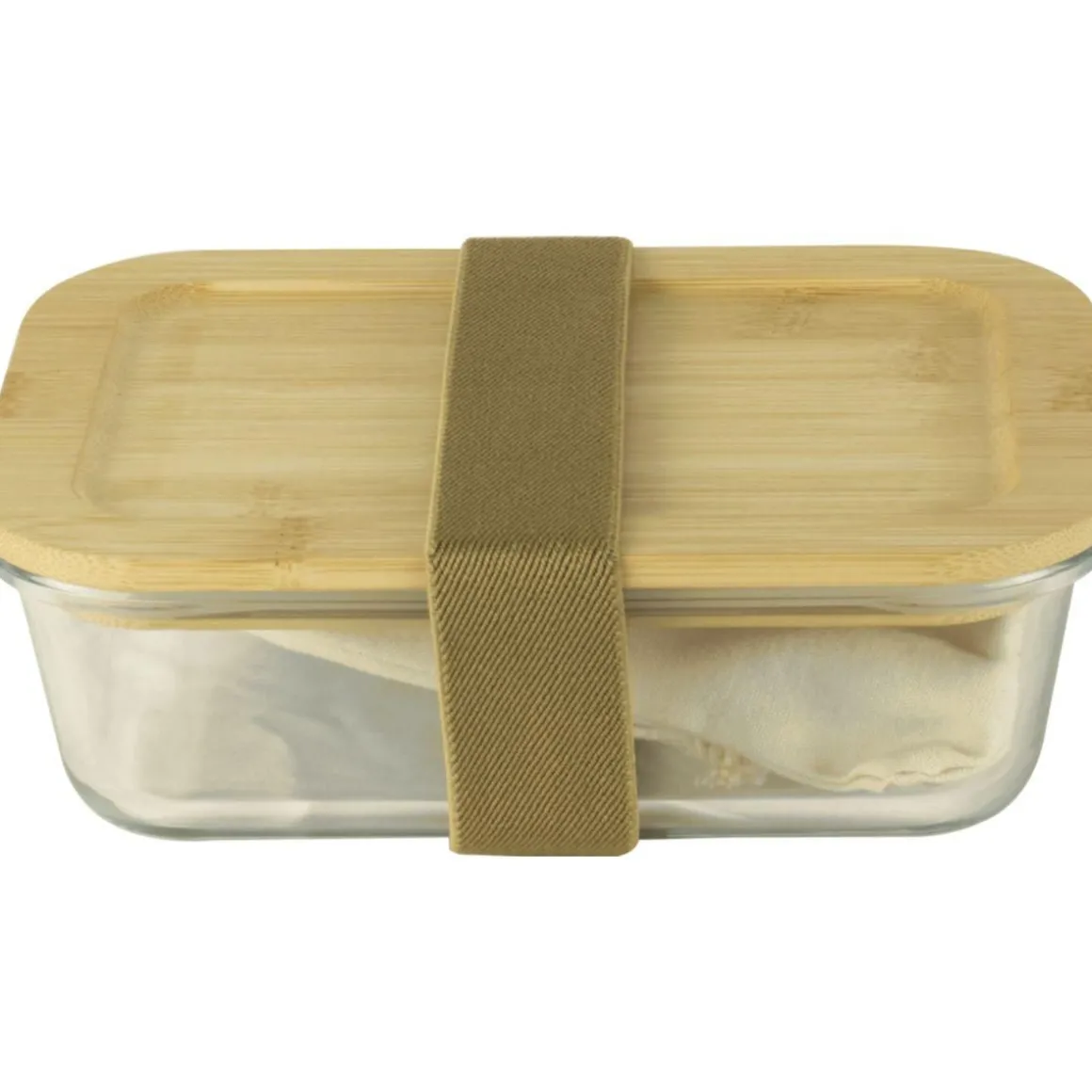 Lunch box Nomade en verre et bambou 1000 ml