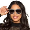 Lunettes Party Bling Bling - Noires