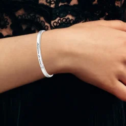 Ma soeur de cœur - Bracelet SC Crystal en Acier Rhodié argenté