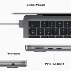 MacBook Air 13 pouces - Puces M2 - 512 GO - Space Gray