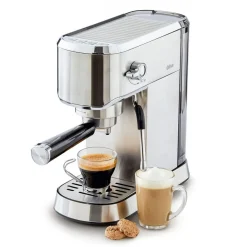 Machine à café espresso manuelle compacte Q.5164 - Gris