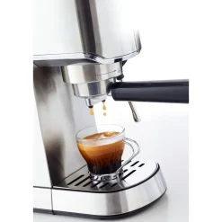 Machine à café espresso manuelle compacte Q.5164 - Gris