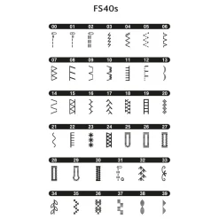 Machine à coudre électronique FS40S - Blanc
