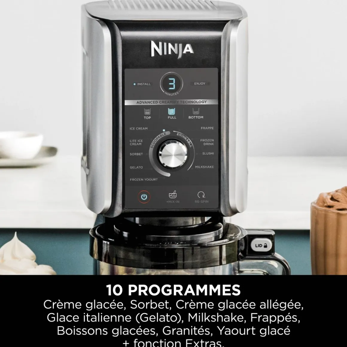 Machine à glace NC501EU - Argent