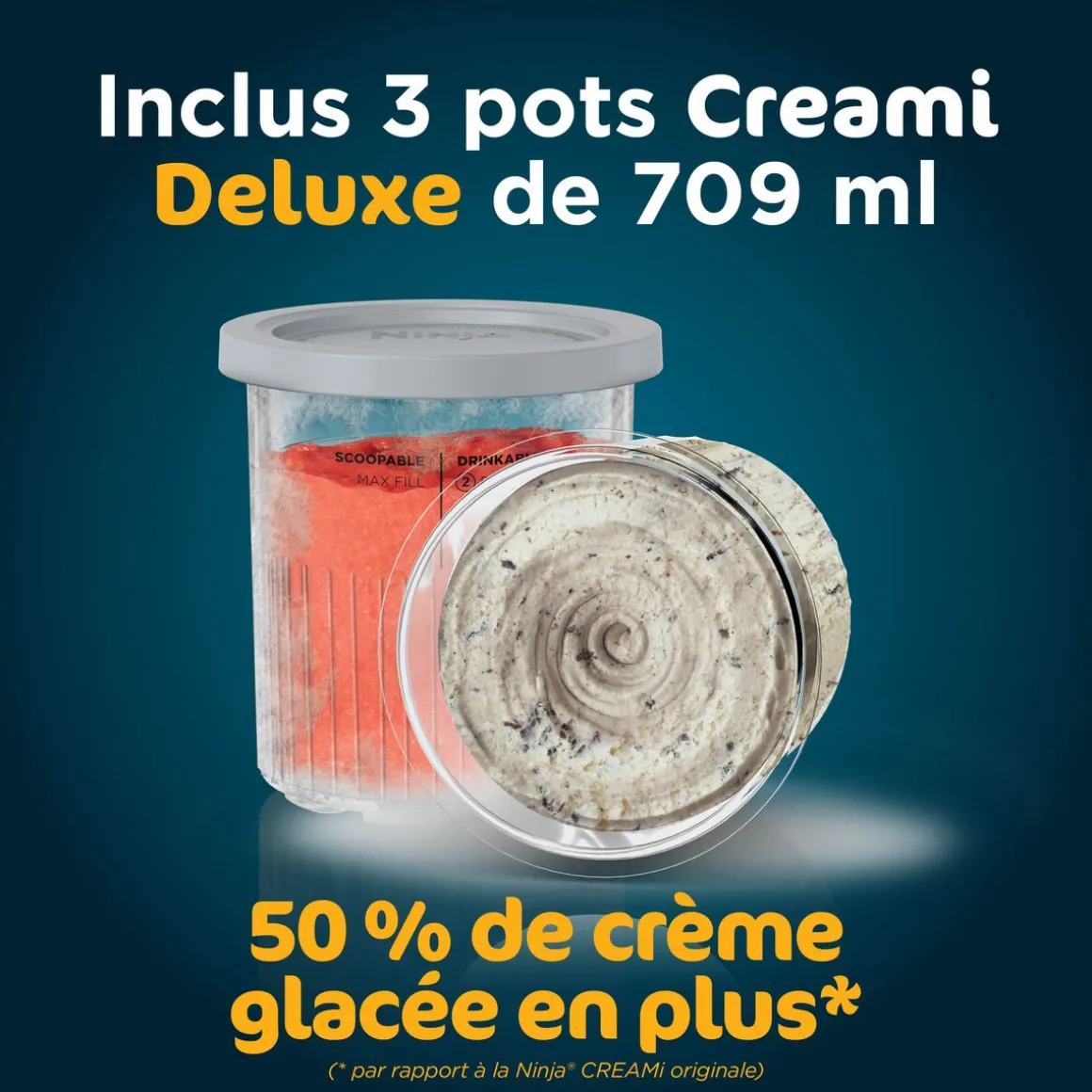 Machine à glace NC501EU - Argent