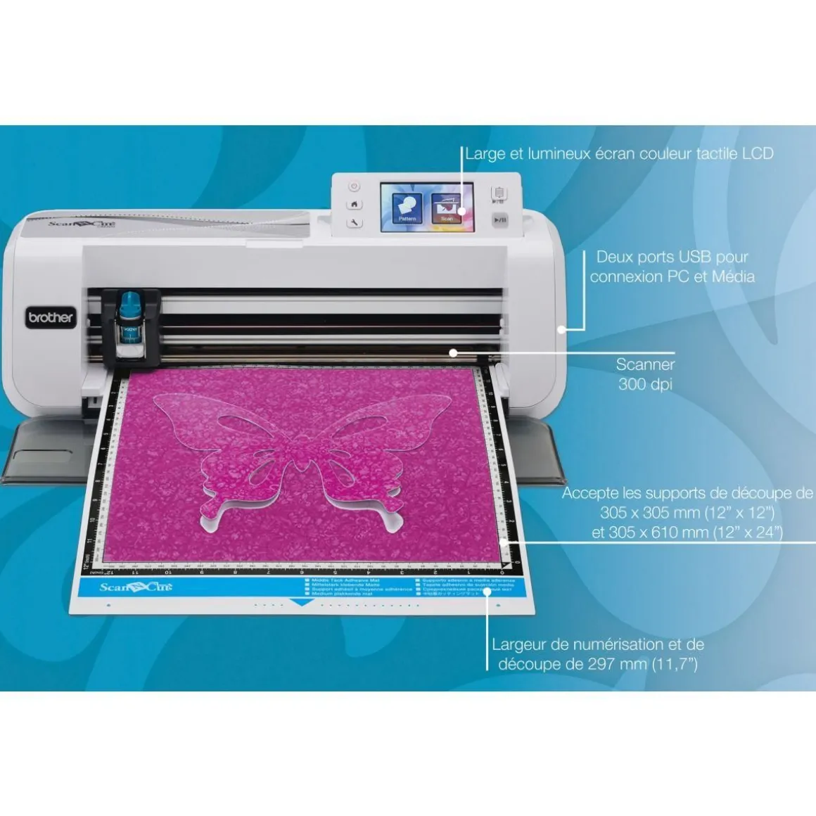 Machine de découpe Scan N Cut CM300