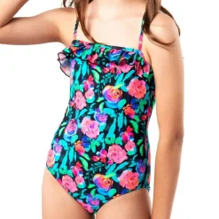 Maillot de Bain 1 Pièce à Fleurs Rose/ Fille Sun Project