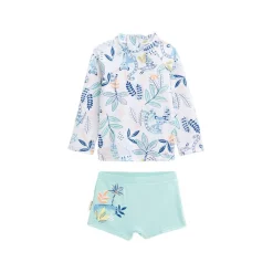 Maillot de bain bébé 2 pièces t-shirt de protection UV & boxer Gamboa